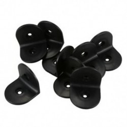 2X (50mmx50mm műanyag L alakú derékszögű saroktartó konzolok 8 db L1A9)