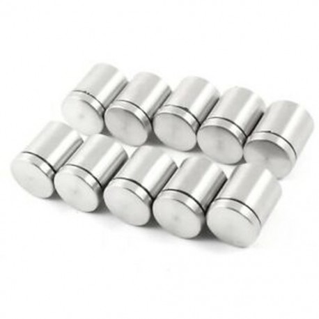 1X (10 db 25 mm x 30 mm rozsdamentes acélból készült keretes keresztirányú szorítóbilincs az S5V9 üveghez)