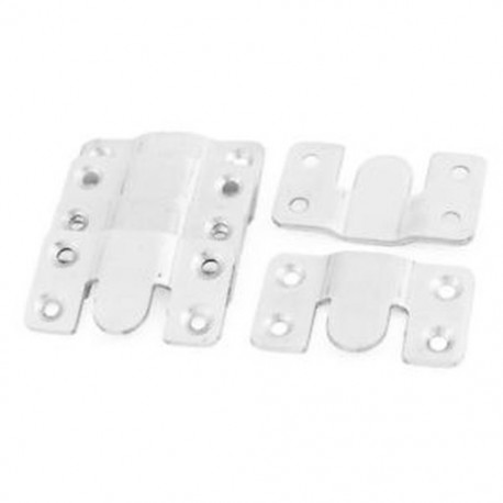 2X (Bútor kanapé reteszelő konzol csuklópántos horog 6 PCS T3V2 lógásra) F1Q1