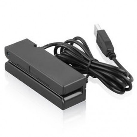 Hitelkártya-olvasó 3 sávú USB mágneses fekete X3F4