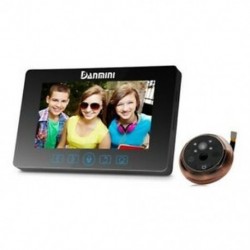 2X (Danmini YB-43HD-MT Digitális Peephole Viewer kamera 2MP 4,3 hüvelykes IR Night L5N8