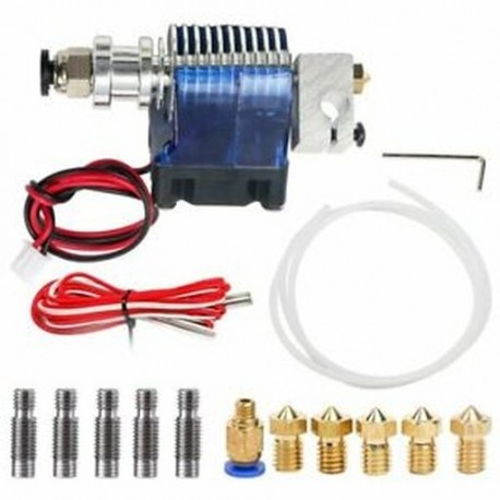 1X (All Metal J stílusú, Hotend teljes készlet, 5 db-os extruder nyomtatófejjel   V5R9)