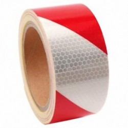 5X (10m x 5cm biztonsági figyelmeztető szalag fényvisszaverő szalag Öntapadós szalag Reflex E3S8