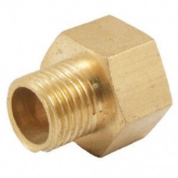 1X (12,5 mm-es hím-16 mm-es női hexa menetes persely egyenes csatlakozó arany A2Z2)