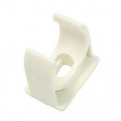 10 db 20 mm átmérőjű fehér PVC vízellátó csőbilincsek R7U6 K4U6