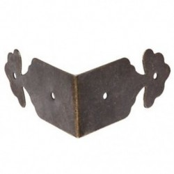 8db derékszögű bútor szél sarokvédő tartó bronz tónusú M3J6