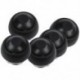 1X (fekete 5X darabos M4 12 mm-es vízálló pillanatnyi BE / KI nyomógomb kerek SPST U5F8