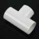 40mm x 40mm Fehér PVC-U 3Way Plain Equal Tee Csatlakozó cső adapter Q4B9