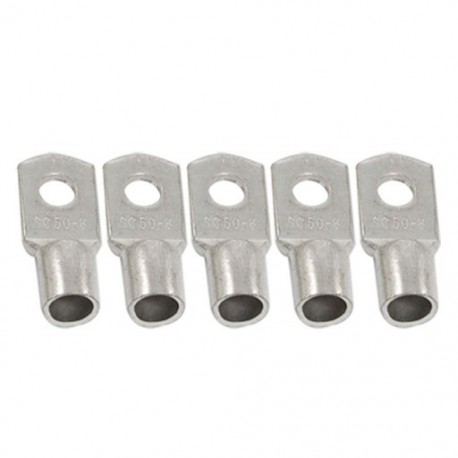 5 db 50 mm 2 huzalvastagságú 8,4 mm-es csavarfurat Rézkábel F7J7 H3E2 csatlakozó