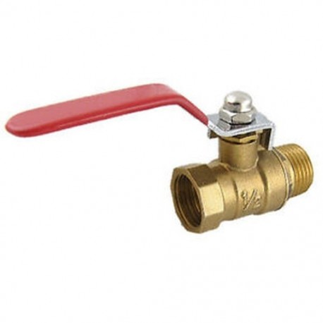 1X (hím-női M / F menet 1/2 &quot teljes port sárgaréz vízgömbszelep C4K6)