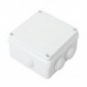1X (Fehér ABS IP65 vízálló ház négyzet alakú csatlakozódoboz 100x100x70mm I6W7)