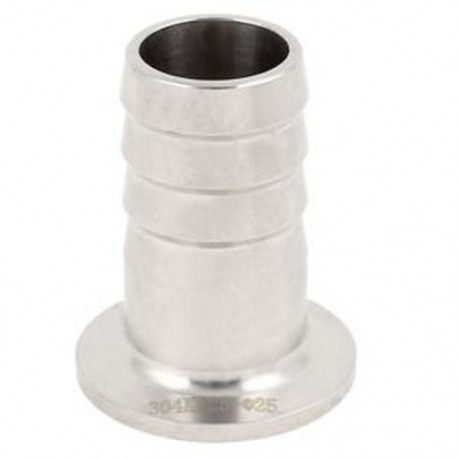 Rozsdamentes acél 304 KF25-25 peremes és 25 mm-es tömlőcsonk adapter C8K1 vákuumhoz