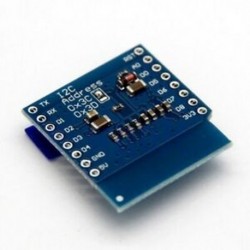 2X (0,66 hüvelykes OLED D1 mini OLED pajzs I2C / IIC-vel 64x48 pixel 3,3V X1O3)