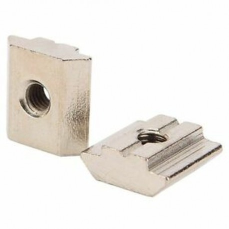 50 db metrikus szénacél Tee anya M5 csúszó anyacsavar 3030 alumínium Prof K2S9-hez