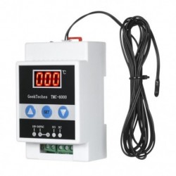 TMC-6000 110-240V vezetősínű hőszabályozó digitális hőmérséklet-szabályozó A5Z5