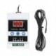 1X (TMC-6000 110-240V vezetősínű hőszabályozó digitális hőmérséklet-szabályozó E3F8