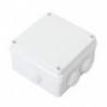 5x (Fehér ABS IP65 vízálló ház négyzet alakú csatlakozódoboz 100x100x70mm BT H0H8