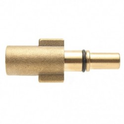 2X (1/4 hüvelykes autónyomásos mosó hab-lencse adapter fekete és Deckerhez Bosch E4X3