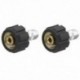 2X (nyomómosó Twist Connect M22 14mm X 3/8 hüvelykes gyors leválasztó dugó F4W3