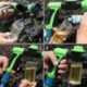 2X (Hordozható automatikus habszivacs Lance vízszerszám, magas nyomású, 3 fokozatú fúvóka jet car V3P4