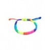 1X (női kedvenc szivárványos fluoreszkáló színű szövött karkötő C9X2)