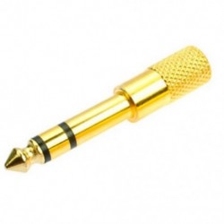 1X (Audio jack konverter adapter sztereo jack 6,5 mm-es hím - 3,5 mm-es női I6Y8 csatlakozóhoz