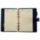 2X (FASHION Pocket Organizer Planner Bőr Filofax Napló Notebook Kék S1H6)