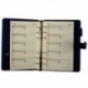 2X (FASHION Pocket Organizer Planner Bőr Filofax Napló Notebook Kék S1H6)