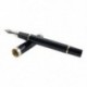 6X (Jinhao 500 író tollal töltött toll tolltartó toll 0,5 mm, fekete Y4G6)