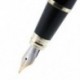6X (Jinhao 500 író tollal töltött toll tolltartó toll 0,5 mm, fekete Y4G6)