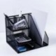 6X (otthoni irodai asztali irodai tároló File Rack Organizer Sorter Black Meta R7V7