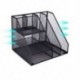 6X (otthoni irodai asztali irodai tároló File Rack Organizer Sorter Black Meta R7V7