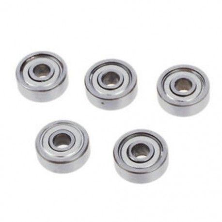 4 x 13 x 5 mm árnyékolt Micro Mini kis gördülőcsapágyak 624Z 5 db F5B5