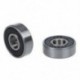 5 db ezüst tónusú és fekete 608 RS 8x22x7 mm-es képernyő mélyhornyú golyóscsapágy F5R9