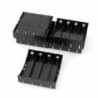 5 db-os Li-ion DIY akkumulátor műanyag toktartó 4x3.7V 18650 F5U7 akkumulátorhoz
