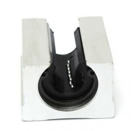 2X (SBR20UU nyitott lineáris router mozgáscsapágy szilárdtengelyes blokkcsúszás Silve L2M9