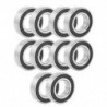 Tömítés mély horony radiális golyóscsapágy 6005RS 25mmx47mmx12mm 10PCS P5W6