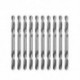 1X (10 db / 3 mm-es készlet HSS dupla végű spirális torziós fúrószerszám fúrók F7V5)