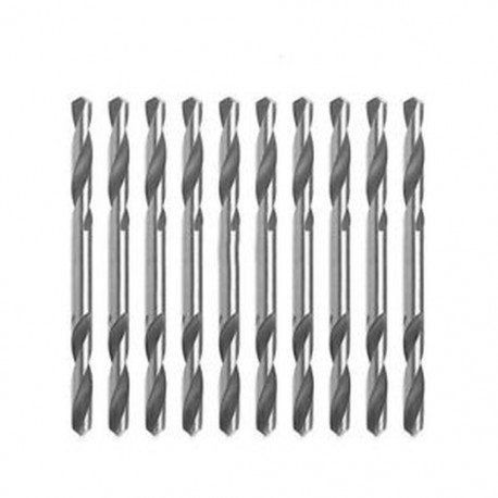1X (10 db / 3 mm-es készlet HSS dupla végű spirális torziós fúrószerszám fúrók F7V5)