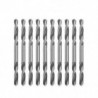 1X (10 db / 3 mm-es készlet HSS dupla végű spirális torziós fúrószerszám fúrók F7V5)