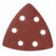 10x nylon Delta homokpapír betétek - 90 mm - 40, 60, 80, 100 és 120 Grit Sand N2A0
