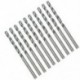 1X (40 db mini fúró HSS-bit, 0,5 mm – 2,0 mm, egyenes szárú, NYÁK-ban, csavart fúró, A4U5
