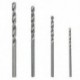 1X (40 db mini fúró HSS-bit, 0,5 mm – 2,0 mm, egyenes szárú, NYÁK-ban, csavart fúró, A4U5