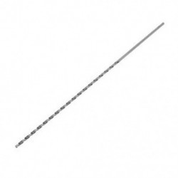 HSS egyenes szár, 4 mm-es csavarfej, 300 mm hosszú fúró, ezüst tónus M1L7