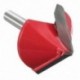 CNC gravírozás, V hornyos bit, 3D-s bit, útválasztó, faragó vágószerszám, 90 fok 6mm