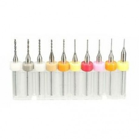 10x nyomtatott áramköri nyomtatott áramköri keményfém mikrofúrószerszám 0,3 mm-1,2 mm V6X3