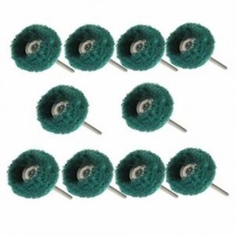 10 db polírozókerék polírozó csiszolófejű nylon csiszolófej forgócsiszolóhoz, Gre D3L1