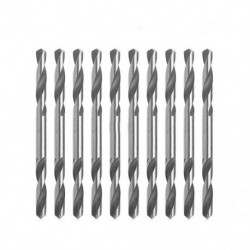 2X (10 db / 3 mm-es készlet HSS dupla végű spirális torziós fúrószerszám fúrók V9K3)