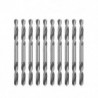 2X (10 db / 3 mm-es készlet HSS dupla végű spirális torziós fúrószerszám fúrók V9K3)