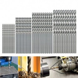 1X (50 db HSS nagysebességű acél építőfúró szerszámkészlet 1 / 1,5 / 2 / 2,5 / 3mm H1U1)